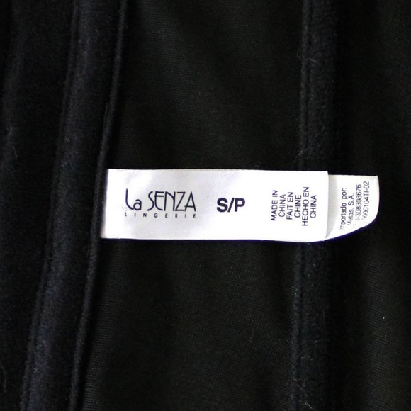 La Senza Bustier Black Padded Small Boned Padded Push-Up Underwire Bra B47 - Picture 12 of 14